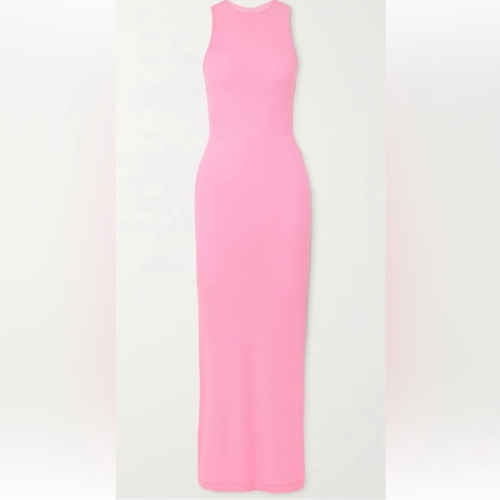 SKIMS Pink Maxi Dress - Picture 2 of 6